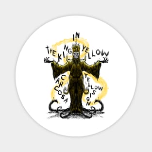 The Reign of Madness: Hastur The King in Yellow Design Magnet